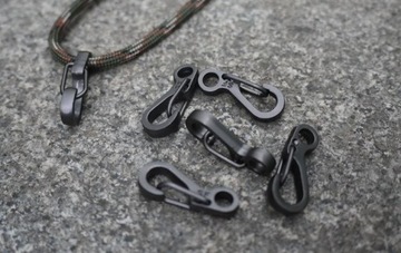 3x МИНИ-КАРАБИН СТАЛЬНОЙ КРЮЧОК БРЕЛОК ДЛЯ БРЕЛОК С ПРЯЖКОЙ ИЗ ПАРАКОРДА