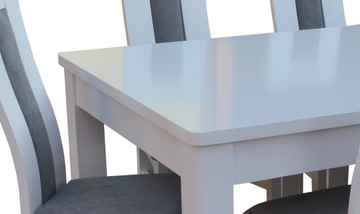 WHITE MODERN SET стол до 300 см и 8 стульев