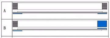 Лента FPC FFC 7pin 6см 1,0мм тип B