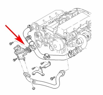 534 Заглушка EGR FORD 2.0 TDCi TDDi EGR задний двигатель