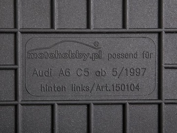 Audi A6 C5 РЕЗИНОВЫЕ КОВРИКИ + СТОП-СТОП