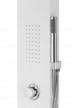 фото ориг. №7, Panel shower spray corsan alto color white