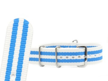 PASEK DO ZEGARKA NATO NYLONOWY 22 MM 0180 KOLORY