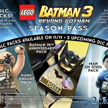 LEGO BATMAN 3 PRZEPUSTKA SEZONOWA ZESTAW DODATKÓW PC STEM KLUCZ + GRATIS