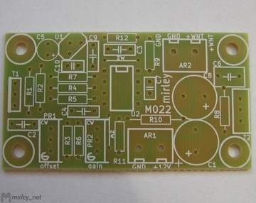 [MIRLEY][M022A] Analogowy regulator obrotów - PCB