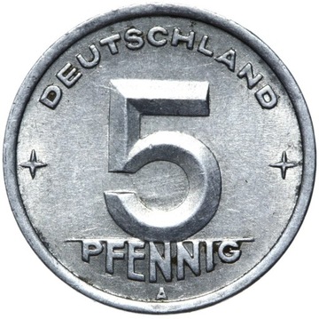 Niemcy DDR - moneta - 5 Pfennig 1948 A - BERLIN