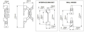 РУЧКА КОЛОНННАЯ, B-TECH BT-1, до 10 кг, ПАРА