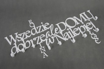 Wieszak ŚCIENNY do przedpokoju na UBRANIA 7kolorów