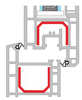 10м+Клей Уплотнитель оконный S-1019