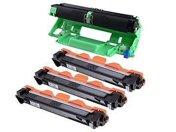 ZESTAW BĘBEN + 3x TONER DO BROTHER TN-1030 DR-1030 DCP-1610WE 1612WE 1510E