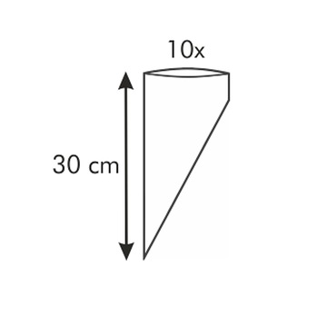Пакеты для украшения, кондитерские мешки 30 см, 10 шт.