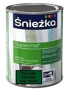 SUPERMAL EMALIA OLEJNO-FTALOWA ZIELONY RAL6002 10L