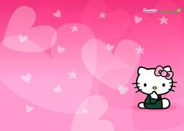 OPŁATKI na tort HELLO KITTY prostokąt, grube, 24h