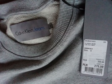 Толстовка CALVIN KLEIN Jeans JEROEN GREY M ORG GIFT