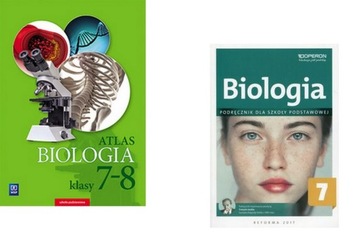 Biologia 7 Podręcznik OPERON +Atlas. Klasy 7-8 SP