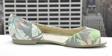 RYŁKO I1L03_D_XA2 бархатные балетки с рисунком 37,5