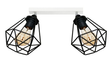 Lampa sufitowa / Kinkiet DIAMOND 2 WHITE biała