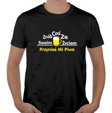 Piwo Beer tshirt dla piwosza zabawne koszulki XL