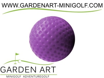 Piłeczka minigolfowa fioletowa piłka do mini golfa