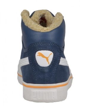 Утепленные зимние туфли PUMA MID VULC FUR, замша 37.5