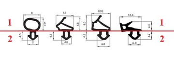 Уплотнители оконные VEKA, комплект