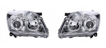 REFLEKTOR LAMPA PRZÓD TOYOTA AVENSIS 06-08 KOMPLET