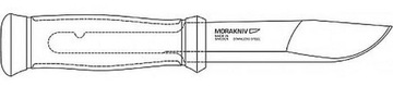 НОЖ МОРАКНИВ MORA 2000 OLIVE НЕРЖАВЕЮЩАЯ СТАЛЬ