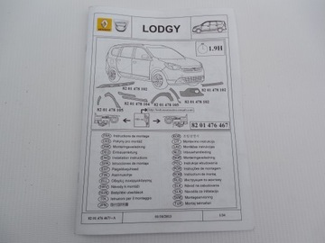 DACIA LODGY RÁMEČEK HALOGEN LIŠTA NÁRAZNÍKU PŘEDNÍ L