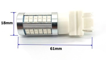 P27W pomarańczowa LED 3156 12-24V CANBUS 1000lm US