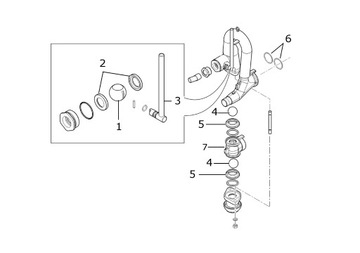 Комплект перепускного клапана Putzmeister P13 KA230