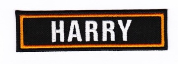 VAR naszywka HARLEY- HARRY 11 x 3 cm IMIĘ