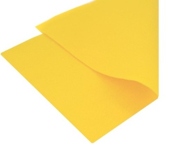 MIĘKKI FILC 1mm w ARKUSZACH 30x40cm ŻÓŁTY |602