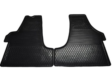 VW T5 (03-15) T6 (15-) Transporter dywaniki gumowe KORYTKOWE 2 sztuki