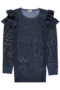 CALZEDONIA TEZENIS sweter sweterek NIEBIESKI *M 38