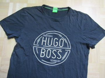Hugo Boss GREEN HB ORYGINALNY SZARY T SHIRT/ S