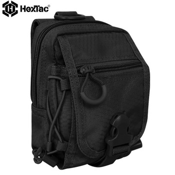 Сумка HEXTAC BELT MOLLE POUCH MIL-TEC POCKET, ЧЕРНЫЙ