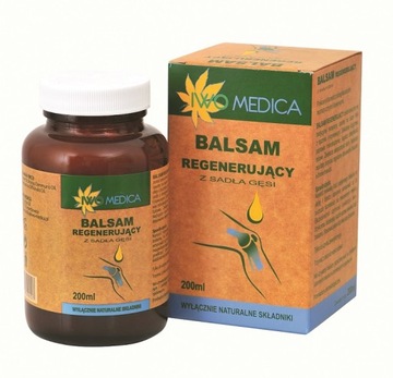 Balsam Regenerujący z sadła Gęsi 200ml masaż stawy