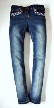 NEXT Spodnie Jeansowe 8lat 128cm SKINNY Rurki 2016