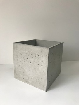 Donica betonowa Box 50x50x50 Szary, impregnacja