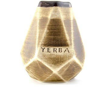 Matero Miodowe Ceramiczne Diament - do yerba mate