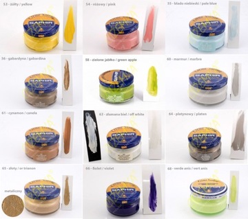 SAPHIR POMMADIER КРАСОЧНАЯ ПАСТА КРЕМ 21 БЕЛАЯ