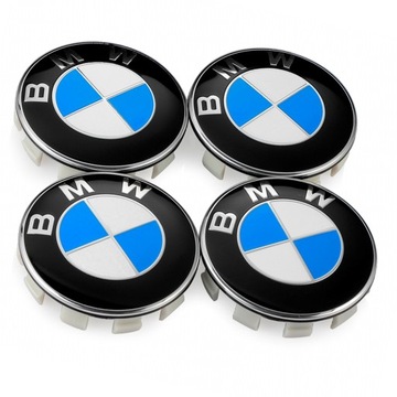 4 колпака, колпаки ступиц, колпаки BMW 68 мм