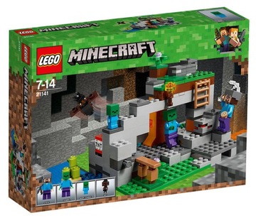 LEGO MINECRAFT 21141 Пещера Зомби Стива НОВИНКА