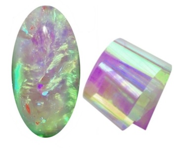 EFEKT TŁUCZONEGO SZKŁA FOLIA GLASS EFEKT BENZYNY 3