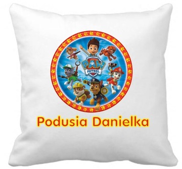 ПОДУШКА ДЛЯ ФОТО PAW PATROL Микрофибра + ИМЯ