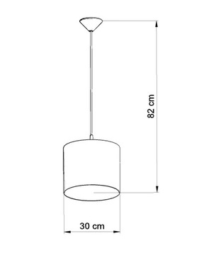 Подвесной светильник BALL C 30, свес, детский абажур для мальчика Sollux Lighting