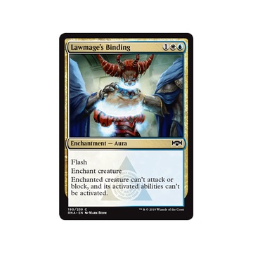 MTG 4x Lawmage's Binding