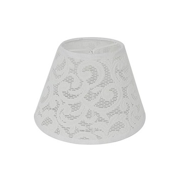 LAMPSHADE Люстра-конус 1S 15/11h с вышивкой кружевом белого цвета