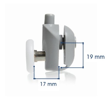 роликовые опоры для душевых кабин дно 25мм