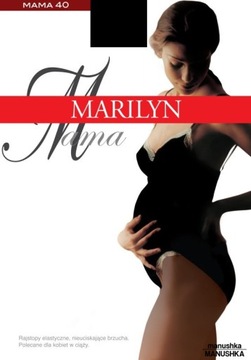 Колготки для беременных MARILYN загорелые RELAXING ПОЛУМАТОВЫЕ MAMA 40 VISONE 2/S